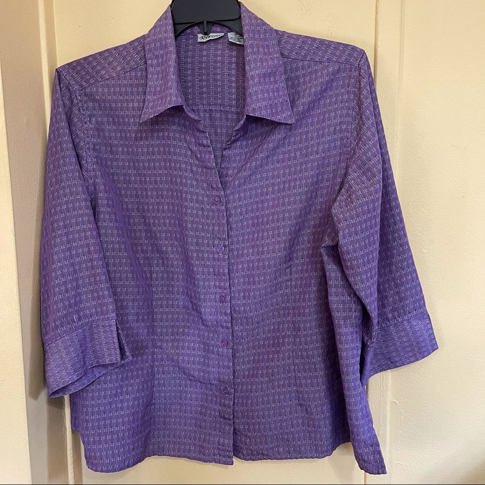 Women purple shirt